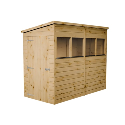 8x4 modular shiplap pent - modular,