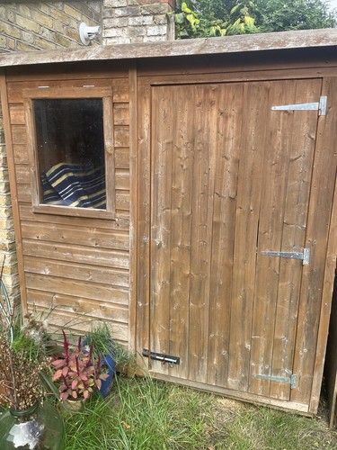 Shire 6x4 pent shiplap shed - shed, in