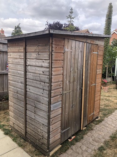 Clapperton pent shed shiplap - pent,
