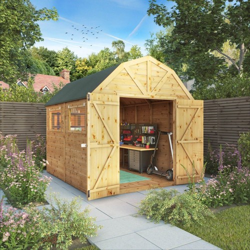 10x8 wooden garden shed - garden,