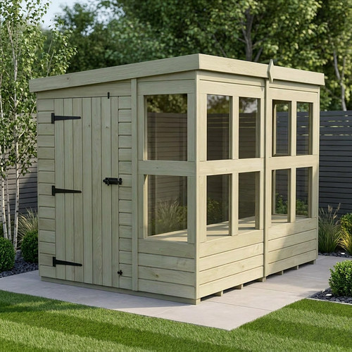 Pent potting shed multiple - pent,