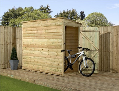 Second pent shed wooden 8x3 - second,